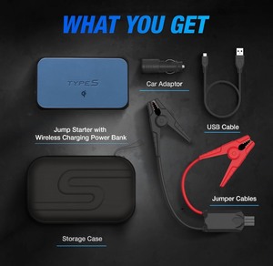 lot 112 image: TYPE S 10000mAh Jump Starter and Portable Power Bank