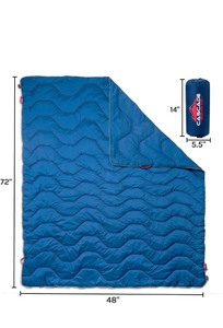 lot 106 image: Cascade Mountain Tech Camping Blanket - Lightweight Outdoor Blanket for Camping, Picnics, Concerts, and Travel - 72 x 48