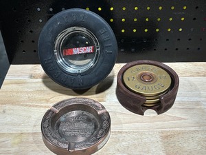 Nascar Asytray, Winston Select Ashtray, Shotgun Shell Coasters