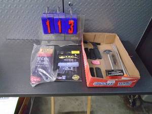 Flat of gun items. As shown.