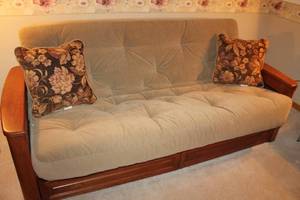 lot 92 image: Futon Sofa