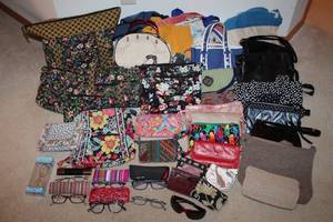lot 96 image: Purses, Bags & Reading Glasses