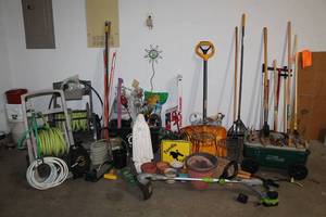 lot 151 image: Lawn & Garden Tools & Dcor