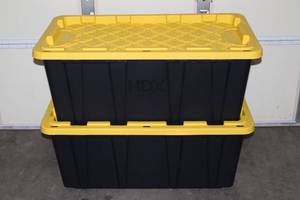 lot 155 image: HDX Storage Totes