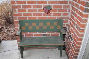 lot 159 image: Wooden Bench