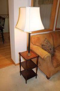 lot 164 image: Floor Lamp Table