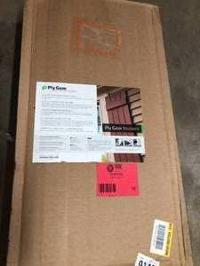 Lot of Ply Gem 15 in. x 59 in. Polypropylene 4-Board Closed Board and Batten Shutters Pair  Customer Returns See Pictures