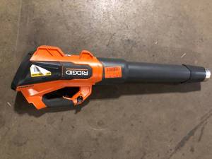 RIDGID 18V Brushless 130 MPH 510 CFM Cordless Battery Leaf Blower (Tool Only)  Customer Returns See Pictures