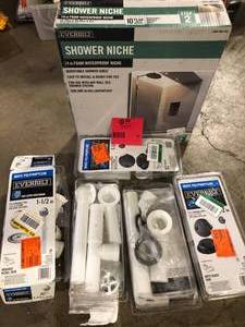 Lot of Assorted Plumbing Items Various Models and Conditions Customer Returns See Pictures