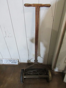 lot 40 image: Antique Mower