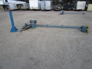 lot 18-A image: Miller Weld Boom wDual Wire Feeders & DS-12 Dual Wire Feed Control