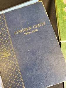 Collection of Lincoln Cents Coin Albums (1909-1940)