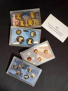 Set of 4 US Mint Proof Sets - 2000
