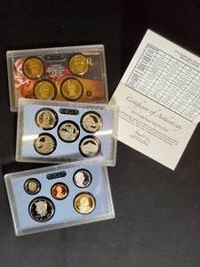 1990 United States Mint Proof Set with Certificate of Authenticity