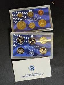 2004 United States Mint Proof Set with Certificate of Authenticity