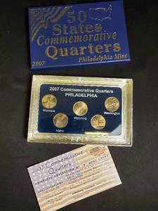 2007 Philadelphia Mint 50 States Commemorative Quarters Set