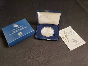 2018 American Silver Eagle One Ounce Proof Coin with Box and Certificate of Authenticity