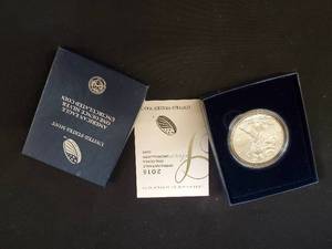 2015 American Silver Eagle Coin with Certificate of Authenticity