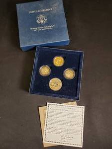 Set of 4 Westward Journey Nickel Series Coins with Certificate of Authenticity