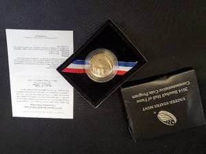 2014 National Baseball Hall of Fame Commemorative Coin with Certificate of Authenticity