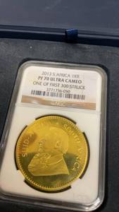 Collection of Global Currency and 2013 South African Krugerrand Gold Coin