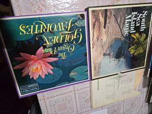 lot 55 image: Two Vinyl Record Albums ( The Organ Plays Golden Favorites, and South Sea Island Magic )