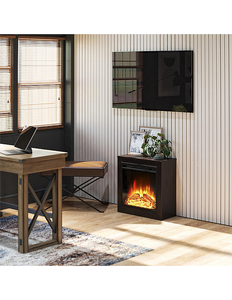 lot 145 image: New Ameriwood Home Fillmore Fireplace Mantel, Retails for $220