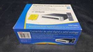 lot 25 image: Digital to Analog Converter Box with Remote Control - Model STB7766A