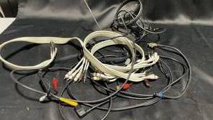 lot 32 image: Assorted AudioVideo Cables with Connectors