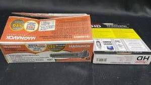 lot 36 image: Magnavox DTV Digital Converter Box with Access HD TV Converter Remote Control