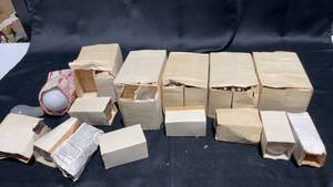 lot 41 image: Collection of Vintage Light Bulbs with Original Packaging