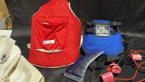 lot 58 image: Lot of 2 DaKine and HAI Quality Water Sports Vests with Accessories
