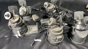 lot 88 image: Lot of 5 Used Surveillance Cameras Lazers We Dont actually know ) with Cables