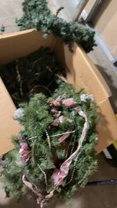 lot 95 image: Collection of 3 Artificial Holiday Wreaths with Decorative Accents
