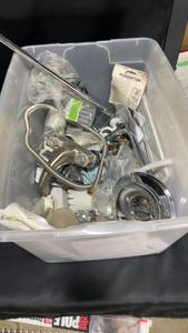 lot 167 image: Lot of Various Plumbing and HVAC Supplies - Collection of Parts and Fittings