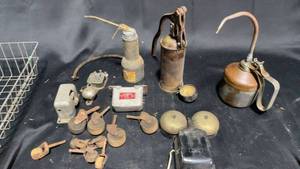 lot 198 image: Vintage Industrial Tools and Equipment - Lot of 14