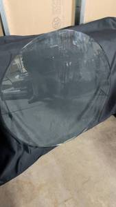 lot 234 image: Large Round Glass Table Top 36 Inches