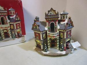Firehouse Lighted Building