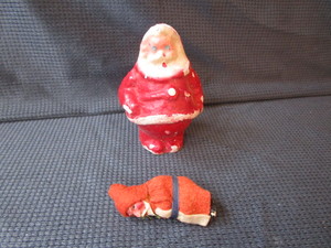 Antique Paper Mache Holder & Shelf Sitter