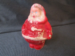 Antique Paper Mache Candy Santa