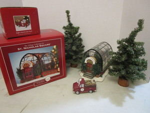 Green House, Truck, Trees