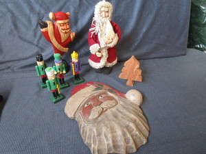 Santa Face, Soldier Nut Crackers