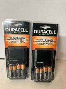 Duracell Premium Charger and Batteries