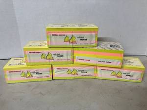 Bright Neon Sticky Notes