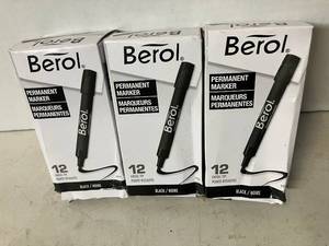 Black Permanent Markers