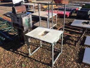lot 107 image: Sturdy Work Table