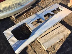 lot 137 image: Large Ram Metal Sign 82 x 32