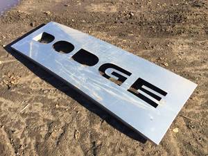 lot 138 image: Large Dodge Metal Sign 82 x 32