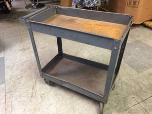 lot 145 image: Rolling Metal Cart 30 x 16 x 32