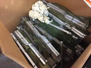 lot 204 image: At Least 20 U.S. Military Folding Cots